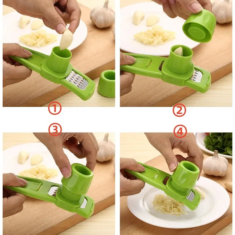 1 stück multifunktionale Knoblauch Brecher Grinder Manuelle Ingwer Knoblauch Cutter Knoblauch Schäler Presse Küche Gadgets Kochen