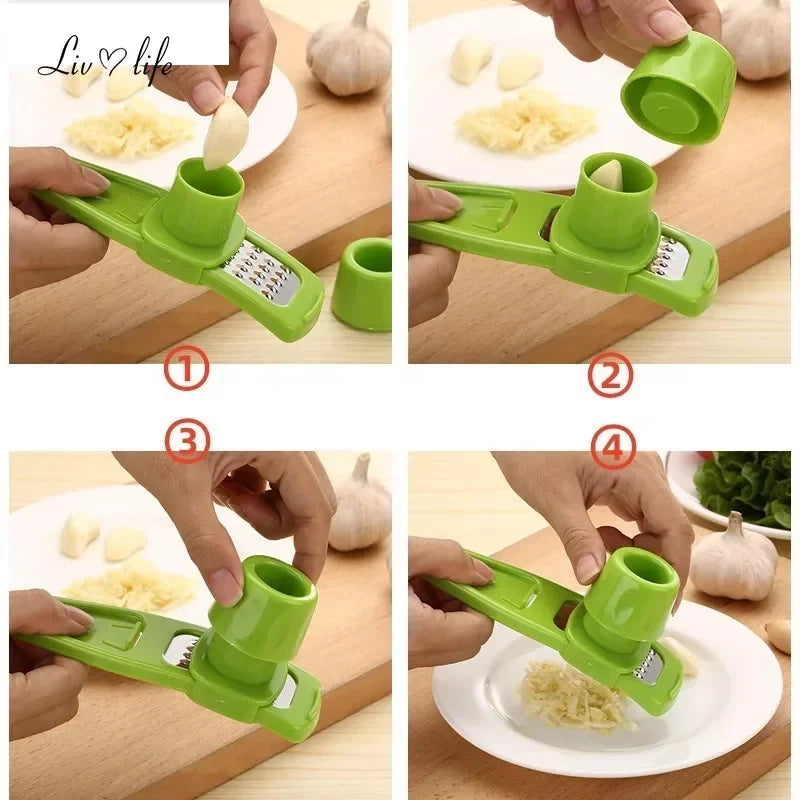 1 stück multifunktionale Knoblauch Brecher Grinder Manuelle Ingwer Knoblauch Cutter Knoblauch Schäler Presse Küche Gadgets Kochen