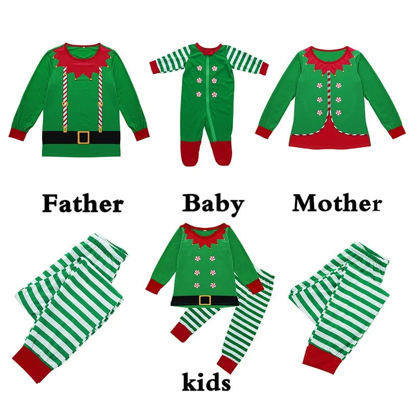 Weihnachts-Familien-Pyjama-Set