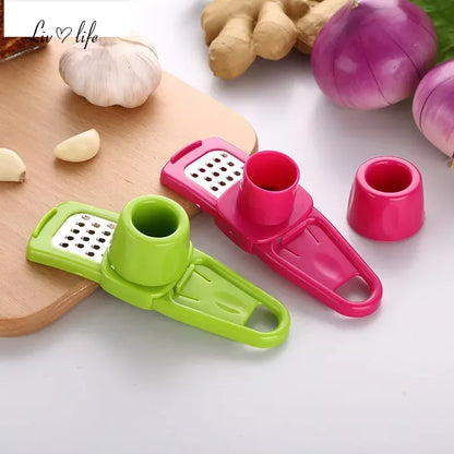 1 stück multifunktionale Knoblauch Brecher Grinder Manuelle Ingwer Knoblauch Cutter Knoblauch Schäler Presse Küche Gadgets Kochen